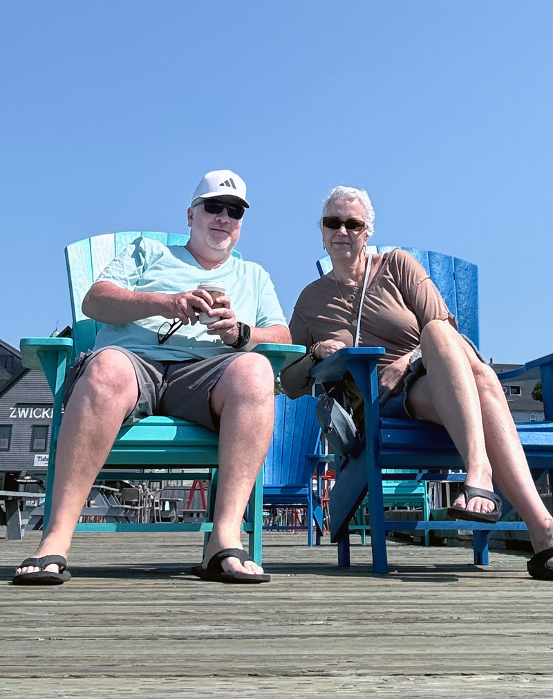 Dean and Wendy on the boardwalk